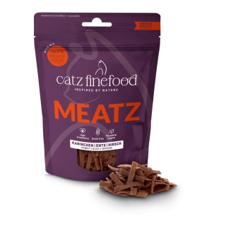 Catz Finefood Meatz Wild Mix - królik kaczka jeleń przysmak dla kota 45g