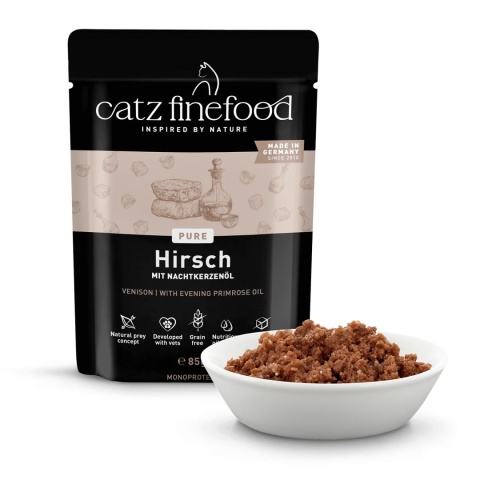 Catz Finefood Purrrr N.121 Jeleń - saszetka dla kota 85g