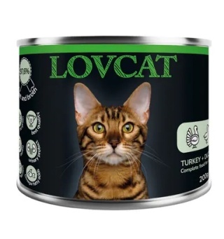 Coyote LOVCAT Best Turkey & Duck puszka dla kotów 200g