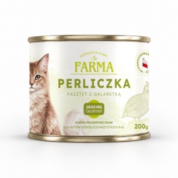 FARMA Perliczka - karma mokra dla kota monobiałkowa 200g