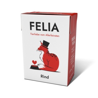 FELIA Wołowina - karma mokra dla kota 190g