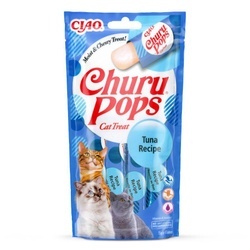 INABA CHURU Pops Tuna 4x15g - przysmak dla kota w postaci galaretki