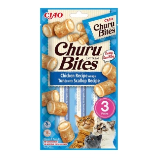INABA Churu Bites dla kota - przysmak Tuńczyk z Przegrzebkami