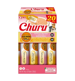 Inaba Cat SALMON CHURU Salmon Chicken 20x14g