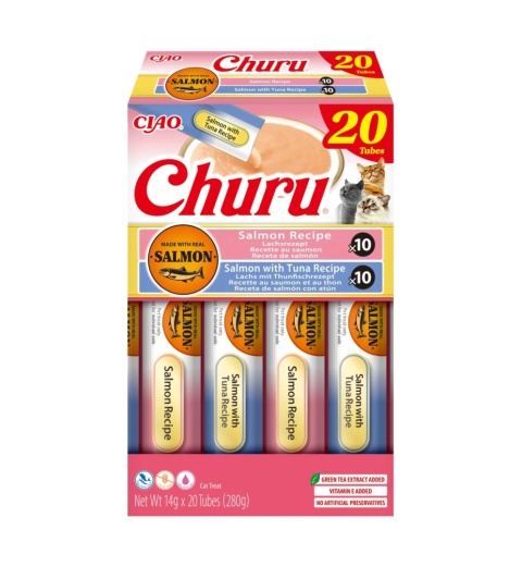 Inaba Cat SALMON CHURU Salmon Tuna 20x14g