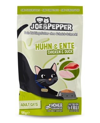 Joe & Pepper Huhn Ente kurczak i kaczka - mokra karma dla kota 125g