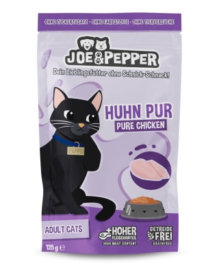 Joe & Pepper Huhn Pur kurczak - mokra karma dla kota 125g