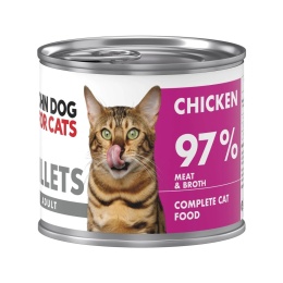 John Dog for Cats Filety Kurczak 140g - karma mokra dla kota pełnoporcjowa