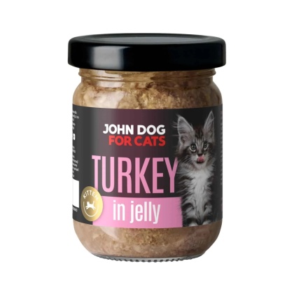 John Dog for Cats indyk w galaretce Kitten dla kociąt 100g