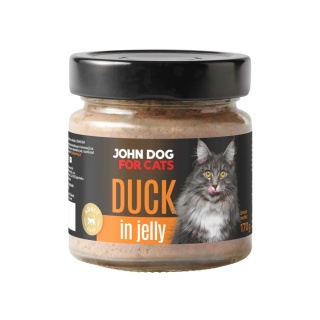John Dog for Cats kaczka w galaretce 170g