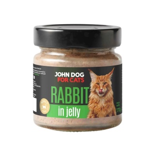 John Dog for Cats królik w galaretce 170g
