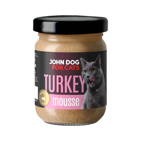 John Dog for Cats mus z indyka 100g