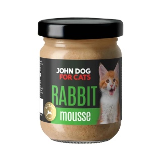 John Dog for Cats mus z królika Kitten dla kociąt 100g