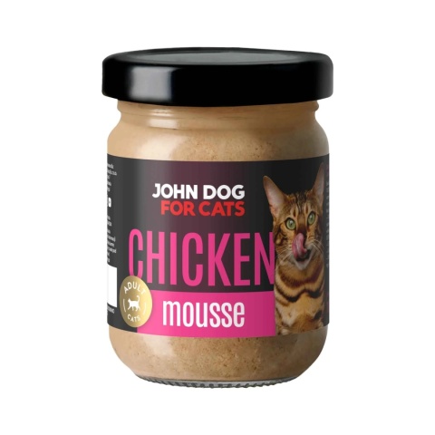 John Dog for Cats mus z kurczaka 100g