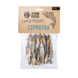 John Dog suszone szprotki - przysmak 100g
