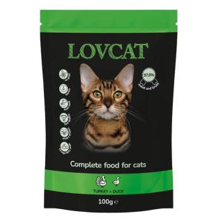 LOVCAT Best Turkey&Duck saszetka indyk z kaczką 100g