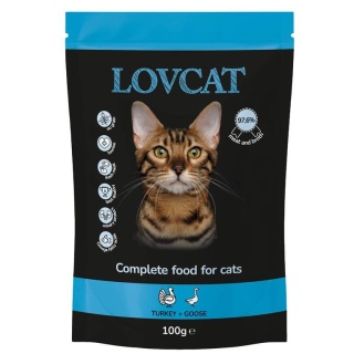LOVCAT Best Turkey&Goose saszetka indyk z gęsią 100g