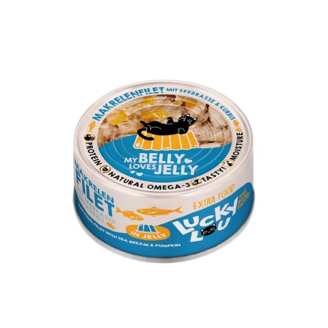 Lucky Lou Extrafood Makrela i dorada w galaretce puszka 70g