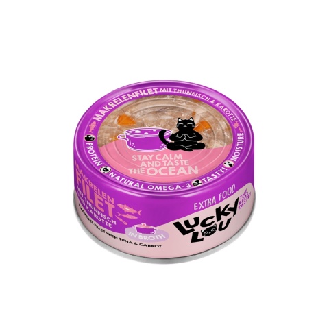 Lucky Lou Extrafood makrela tuńczyk i marchewka w bulionie puszka 70g