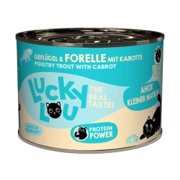 Lucky Lou Lifestage Kitten drób i pstrąg 200g