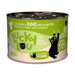 Lucky Lou Lifestage Kitten drób i wołowina 200g
