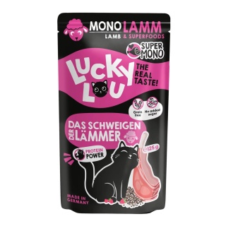 Lucky Lou SuperMono Jagnięcina - monobiałkowa karma dla kota 125g