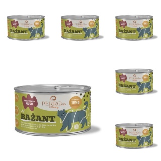 PERROland CATering Bażant zestaw 6x185g - karma mokra dla kota