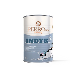 PERROland CATering Indyk - karma mokra dla kota mus 400g