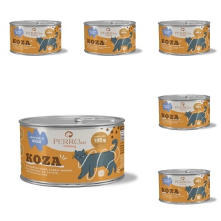 PERROland CATering Koza zestaw 6x185g - karma mokra dla kota