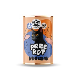 PRZEKOT kurczak - mokra karma dla kota monobiałkowa 400g