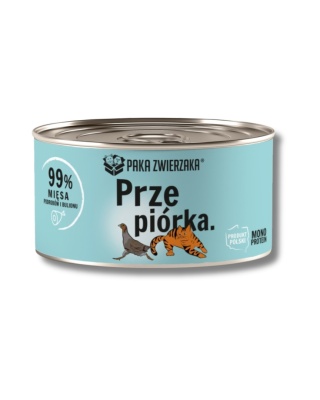 Paka Zwierzaka Przepiórka - monobiałkowa karma dla kota 200g