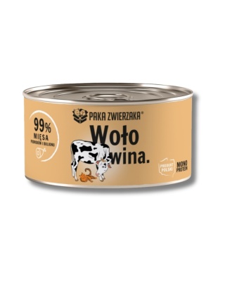 Paka Zwierzaka Wołowina - monobiałkowa karma dla kota 200g