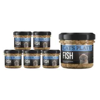 Zestaw Cats Plate Fish - filet z dorsza dla kota 6x100g