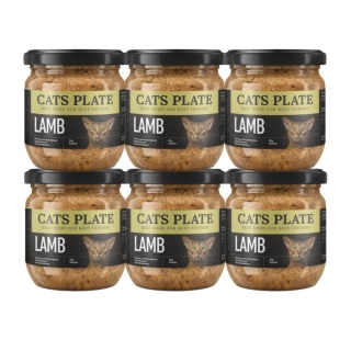 Zestaw Cats Plate Lamb 6x360g - karma dla kota z mięsa jagnięcego