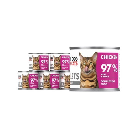 Zestaw John Dog for Cats Filety Kurczak 6x140g - karma mokra dla kota pełnoporcjowa