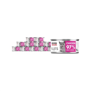 Zestaw John Dog for Cats Kitten Filety Kurczak 12x70g dla kociąt