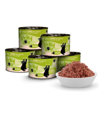 Zestaw Lucky Lou Lifestage Kitten Drób i wołowina 6x200g