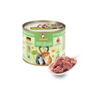 GranataPet DeliCATessen Kitten Junior drób - karma dla kociąt 200g
