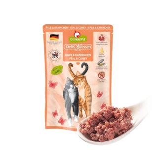 GranataPet DeliCATessen cielęcina i królik - karma dla kota 85g