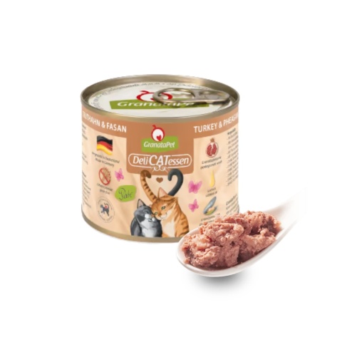 GranataPet DeliCATessen indyk i bażant - karma dla kota 200g