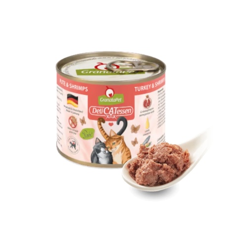 GranataPet DeliCATessen indyk i krewetki - karma dla kota 200g
