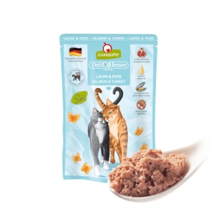 GranataPet DeliCATessen łosoś i indyk - karma dla kota 85g