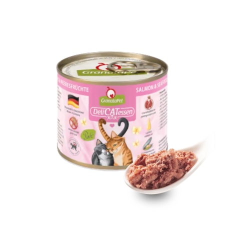 GranataPet DeliCATessen łosoś i owoce morza z kurczakiem - karma dla kota 200g