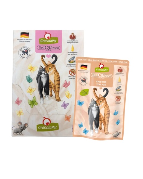 GranataPet DeliCATessen 6x85g Cielęcina - karma dla kota ZESTAW