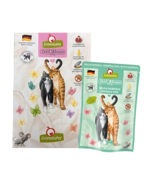 GranataPet DeliCATessen 6x85g Dziczyzna i tuńczyk z kurczakiem - karma dla kota ZESTAW