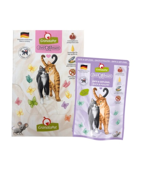 GranataPet DeliCATessen 6x85g Kaczka i drób - karma dla kota ZESTAW