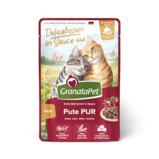 GranataPet Delicatessen Pute indyk w sosie - karma dla kota 100g