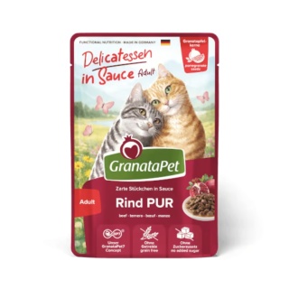 GranataPet Delicatessen Rind wołowina w sosie - karma dla kota 100g