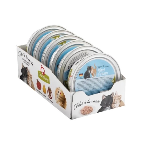 GranataPet Filet à la carte 6x85g kurczak z koniną fileciki ZESTAW