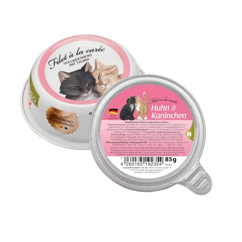 GranataPet Filet à la carte Huhn Kaninchen fileciki z kurczaka i królika 85g